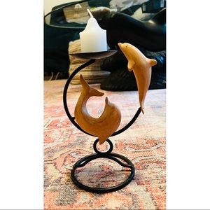 Dolphin Candle Holder